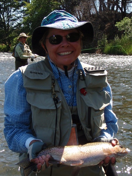 Kathy with a great Hat Creek bow