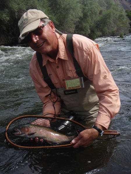 Lloyd with one of his big rainbows