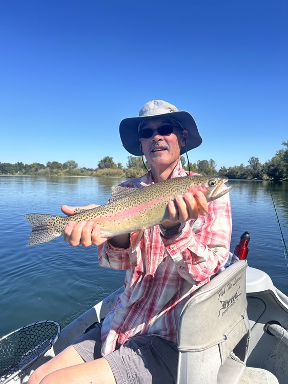 A gorgeous day and a nice Lower Sac rainbow